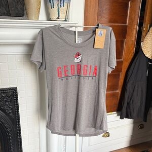 Rivalry Threads Gray Georgia Bulldogs Women's Tee